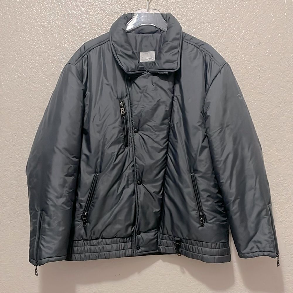 Men’s Bogner Puffer Vintage Ski Snow Jacket Size XXL‎ Slate Gray